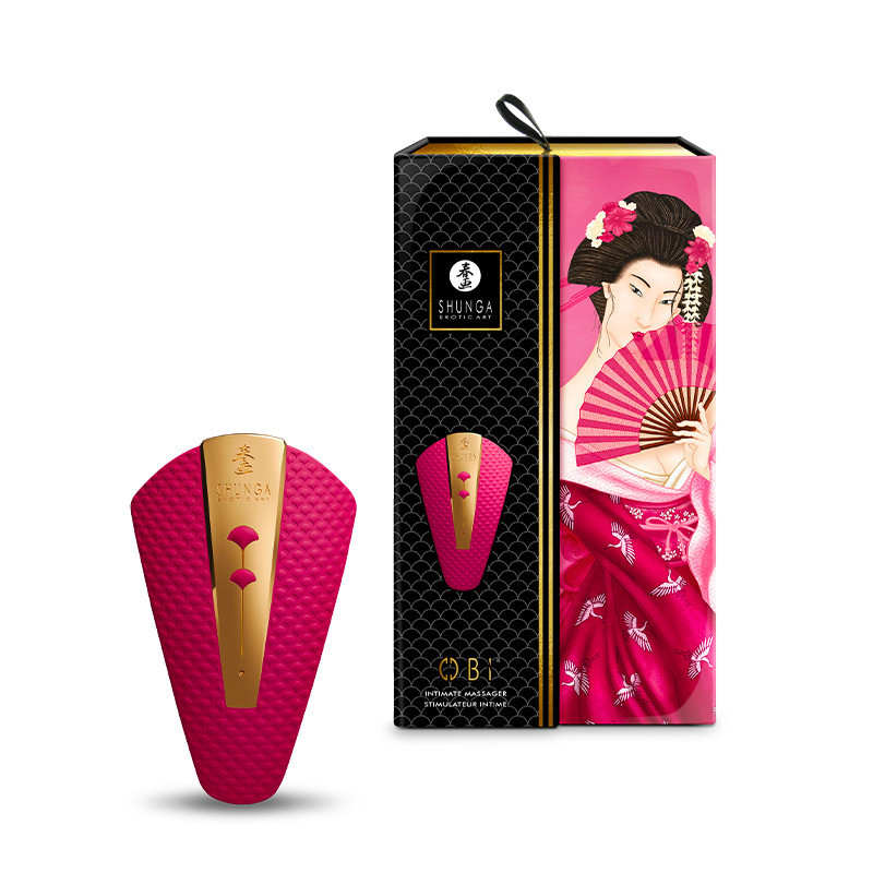Estimulador Shunga Masajeador Obi Frambuesa