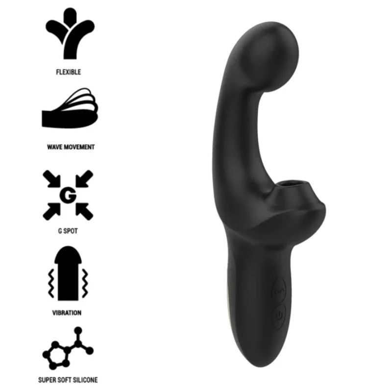 Estimulador Succionador con Vibración Waving