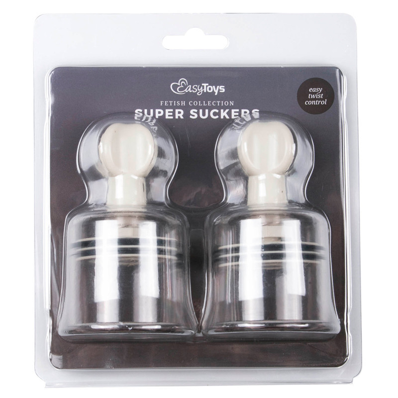 Estimulador Succionador De Pezones Super Suckers Pack 2 EasyToys