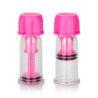 Estimulador Succionador De Pezones Vacuum Twist Suckers Pack 2 Calexotics Rosa