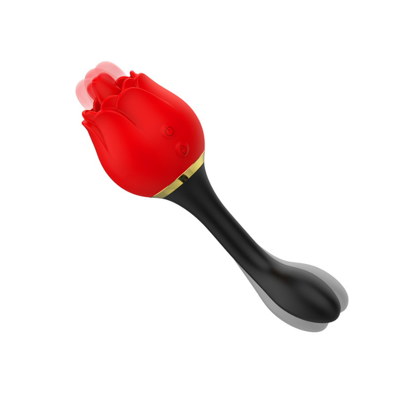 Estimulador Vibrador con Movimiento Licking y Anal Mia Praga