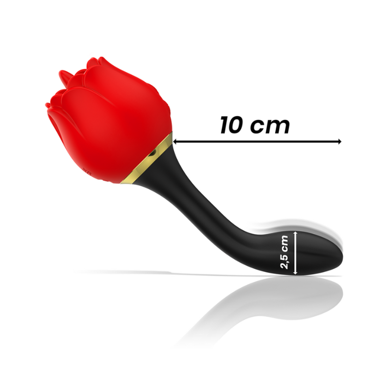 Estimulador Vibrador con Movimiento Licking y Anal Mia Praga