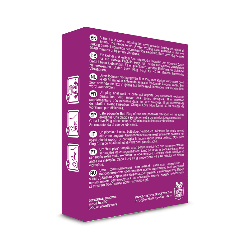 Estimulador Vibrador Love Plug Vibrating