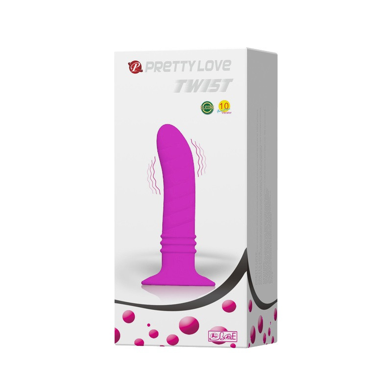 Estimulador Vibrador Plug Anal Vibrador Twist De Pretty Love