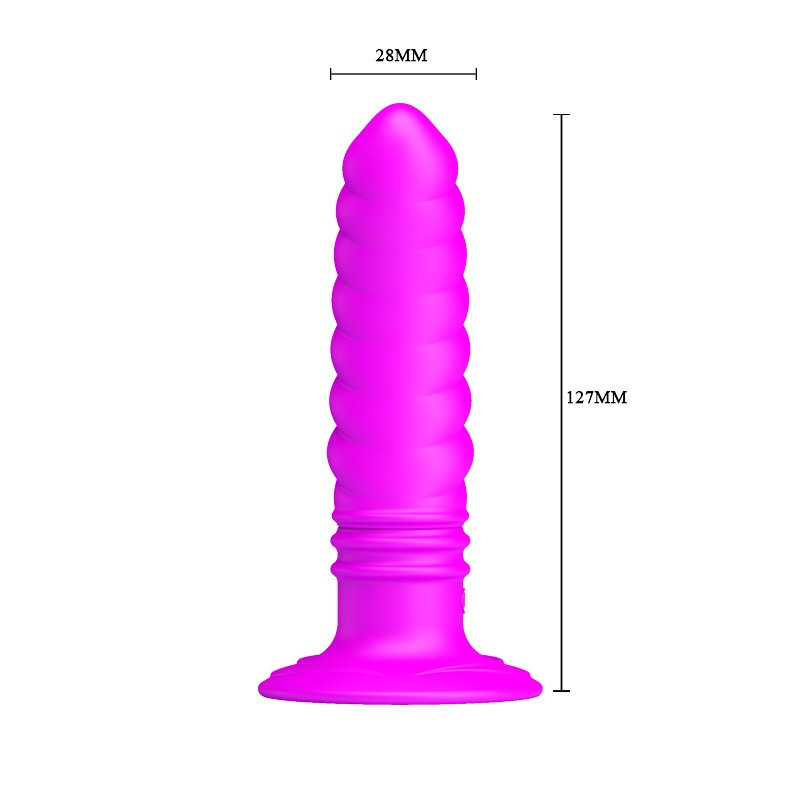 Estimulador Vibrador Plug Anal Vibrador Twist De Pretty Love