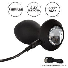 Estimulador Vibrador Plug Recargable Crystal Probe