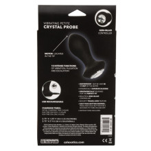 Estimulador Vibrador Plug Recargable Crystal Probe Petite