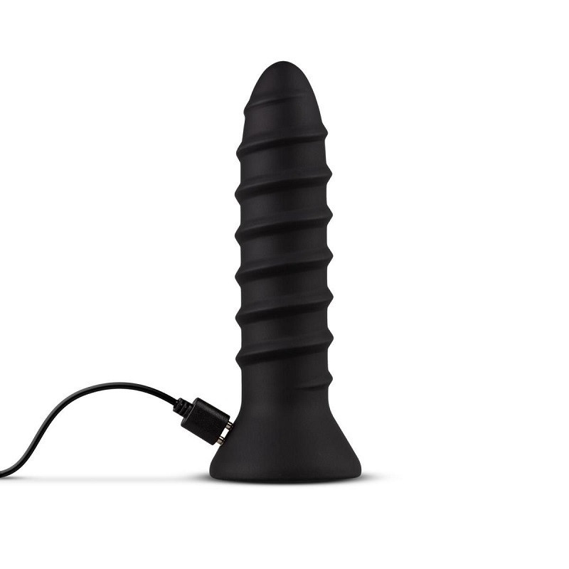 Estimulador Vibrador Plug Recargable Easytoys Screwed Plug