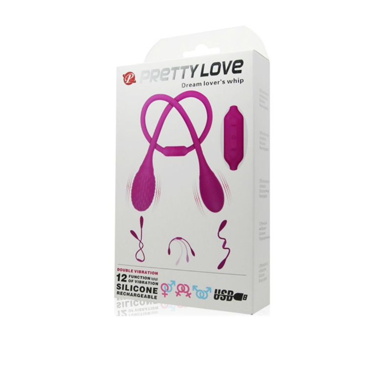 Estimulador Vibrador Pretty Love Dream Lovers Whip 2 Textura