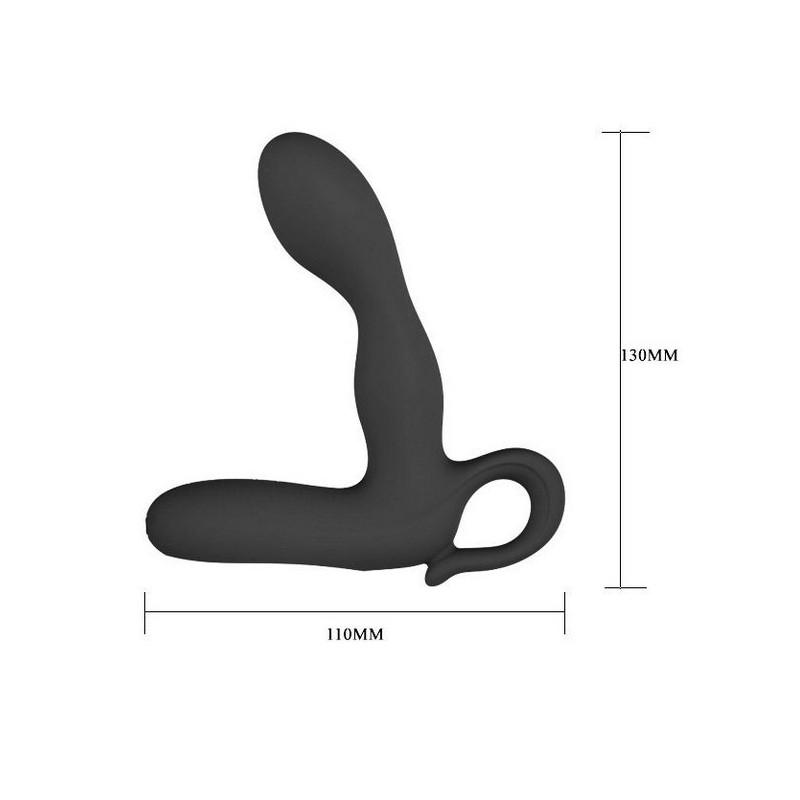 Estimulador Vibrador Prostático Pretty Love Barrack Negro