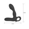 Estimulador Vibrador Prostático Pretty Love Barrack Negro