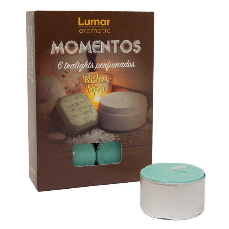Estuche 6 Tealights Dobles Relax & Spa