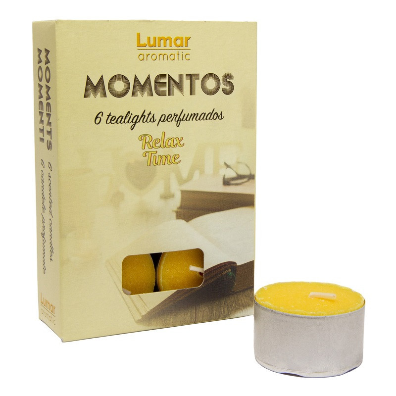 Estuche 6 Tealights Dobles Relax & Time