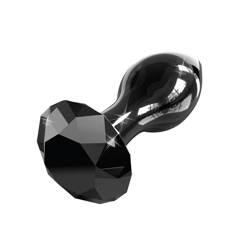 Icicles Nº78 Plug Negro Glass Massager