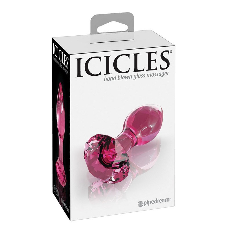Icicles Nº79 Plug Rosa Glass Massager