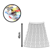 Falda Hawaiana 40 cm Rosa