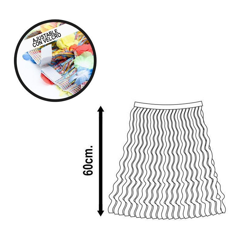 Falda Hawaiana 60 cm