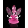 ICICLES Nº90 DILDO Y VENTOSA ROSA GLASS MASSAGER