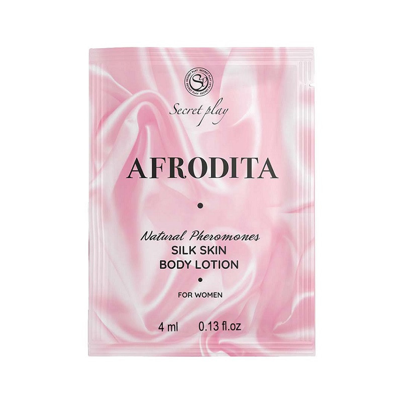 Loción Corporal Piel de Seda con Feromonas Afrodita Sobre de 4 ml