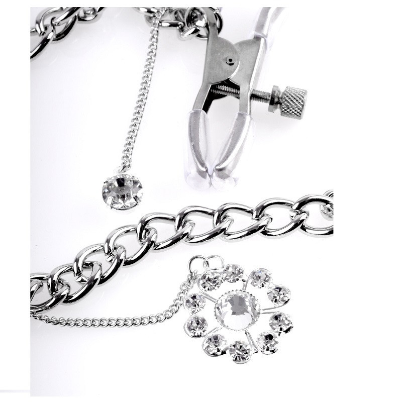 Fetish Fantasy Crystal Nipple Clamps