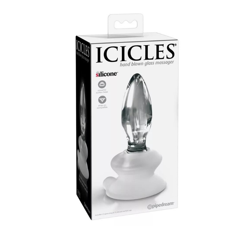 Icicles Nº.91 Plug y Ventosa Glass Massager