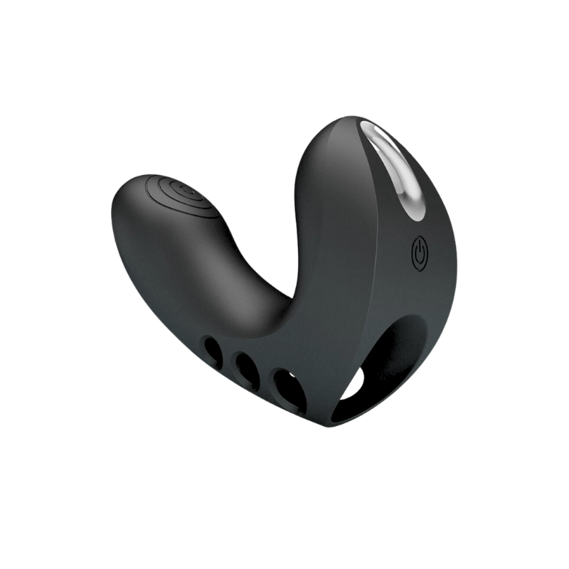 Dedil Estimulador Recargable Honey Finger Camelia Negro