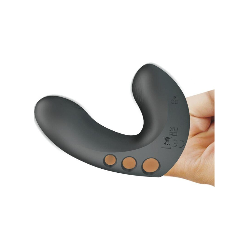 Dedil Estimulador Recargable Honey Finger Camelia Negro