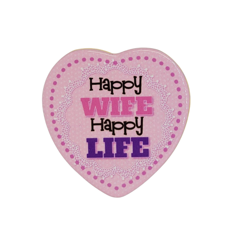 Imán Happy Wife Happy Life