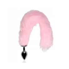 Cola de Zorro Metal Rosa con Luces Light Up Ouch