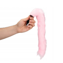 Cola de Zorro Metal Rosa con Luces Light Up Ouch