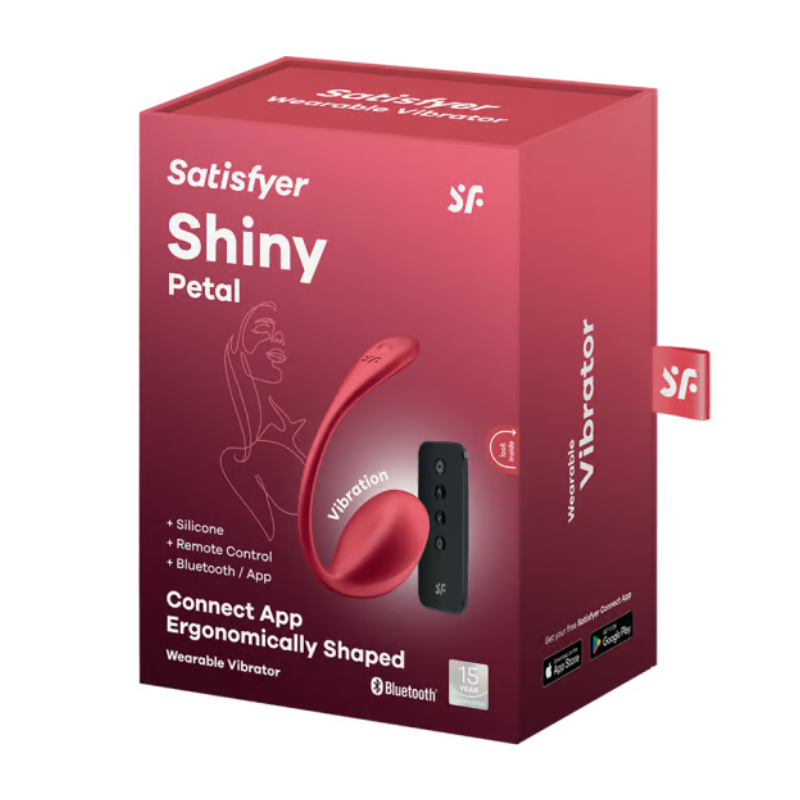 Huevo Vibrador APP Control Remoto Satisfyer Shiny Petal