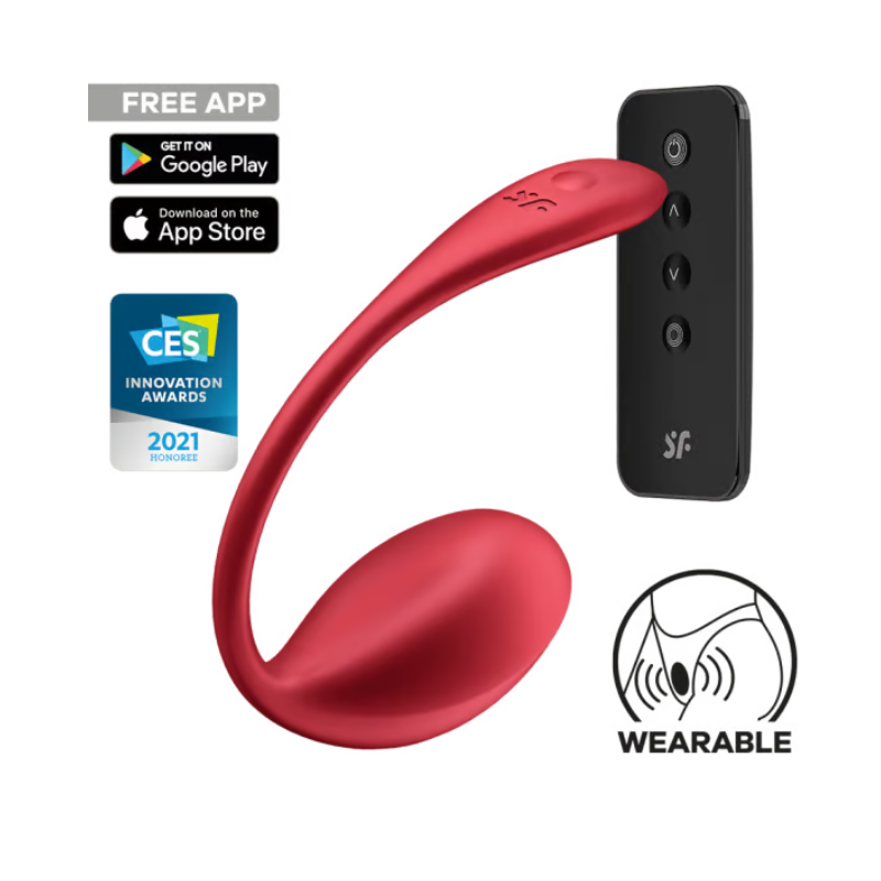 Huevo Vibrador APP Control Remoto Satisfyer Shiny Petal