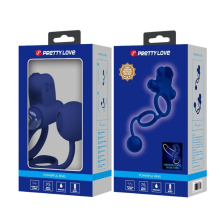 Anillo Vibrador Pene y Testículos con Plug Anal Remington Pretty Love