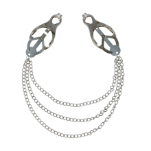 Pinzas Pezones Cadena Triple Virgite Nipple Clamps 92525