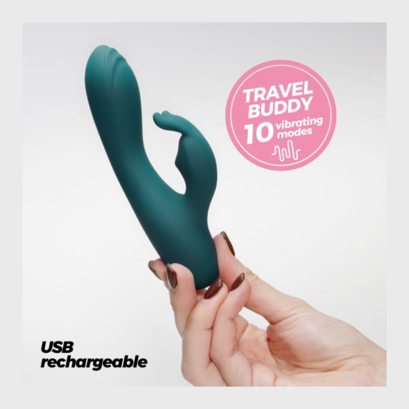 Mini Vibrador Doble Estimulación Recargable Bunny Lola Crushious