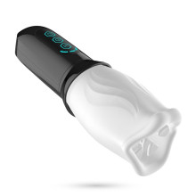 Masturbador Masculino Recargable Copa Giratoria Fellatrix Crushious