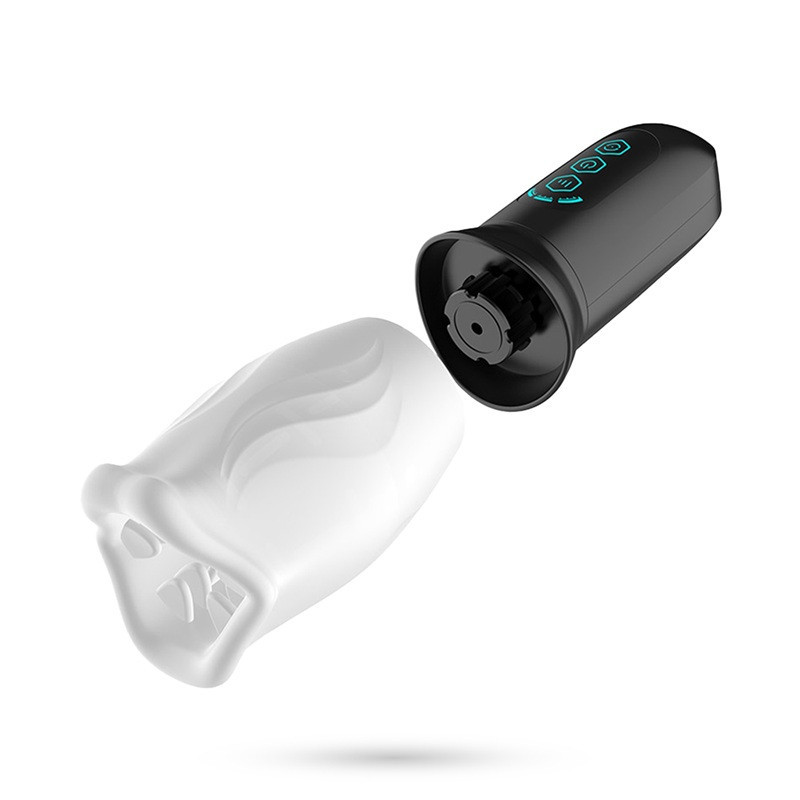 Masturbador Masculino Recargable Copa Giratoria Fellatrix Crushious