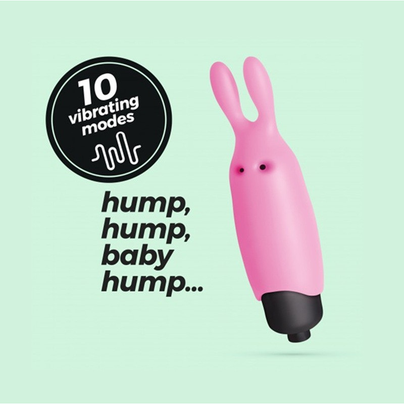 Bala Vibradora de Pilas O-Pet Rabbit Rosa Crushious