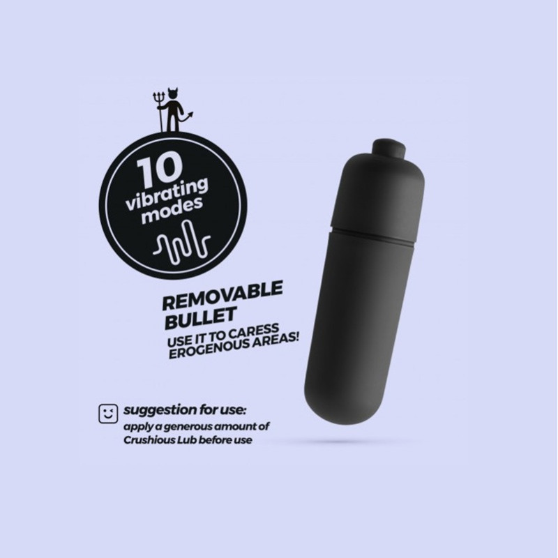 Bala Vibradora de Pilas O-Pet Rabbit Rosa Crushious