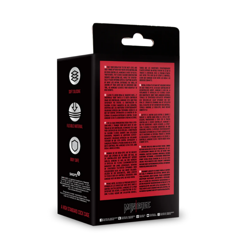 Jaula de Castidad Silicona Man Cage 28