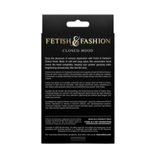 Capucha Sumisión Blanca Cerrada Fetish Fahion