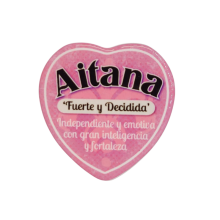 Imán Nombre Aitana Cerámica