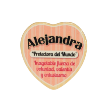 Imán Nombre Alejandra Cerámica