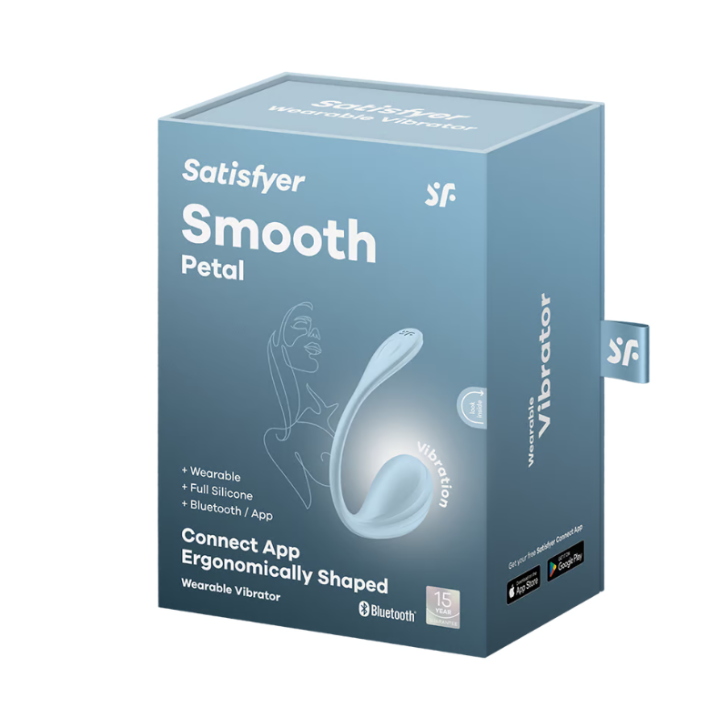 Satisfyer Smooth Petal APP Celeste