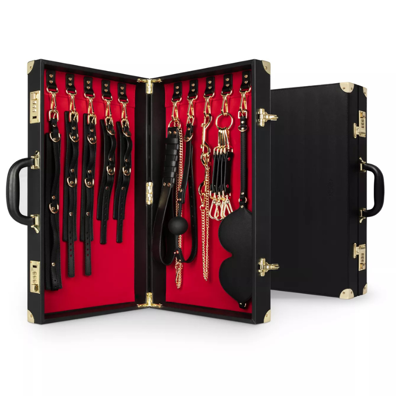 Maletín Bondage Negro 12 Piezas Bedroom Fantasies