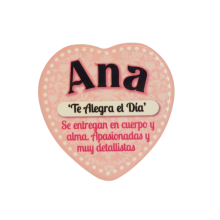 Imán Nombre Ana Cerámica