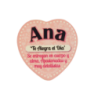 Imán Nombre Ana Cerámica