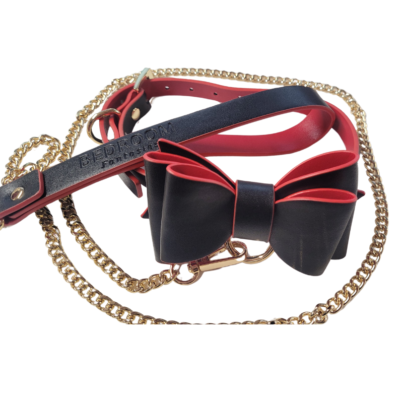 Maletín Bondage Negro/Rojo 11 Piezas Bedroom Fantasies