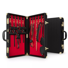 Maletín Bondage Negro/Rojo 11 Piezas Bedroom Fantasies