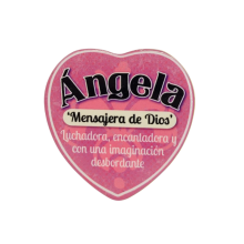 Imán Nombre Ángela Cerámica